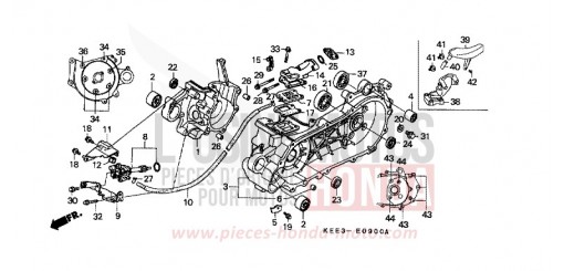 CARTER MOTEUR/POMPE A HUILE SJ100V de 1997